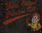 V.O.C.K. logo, styled like the original Pip-Boy 2000 nameplate.